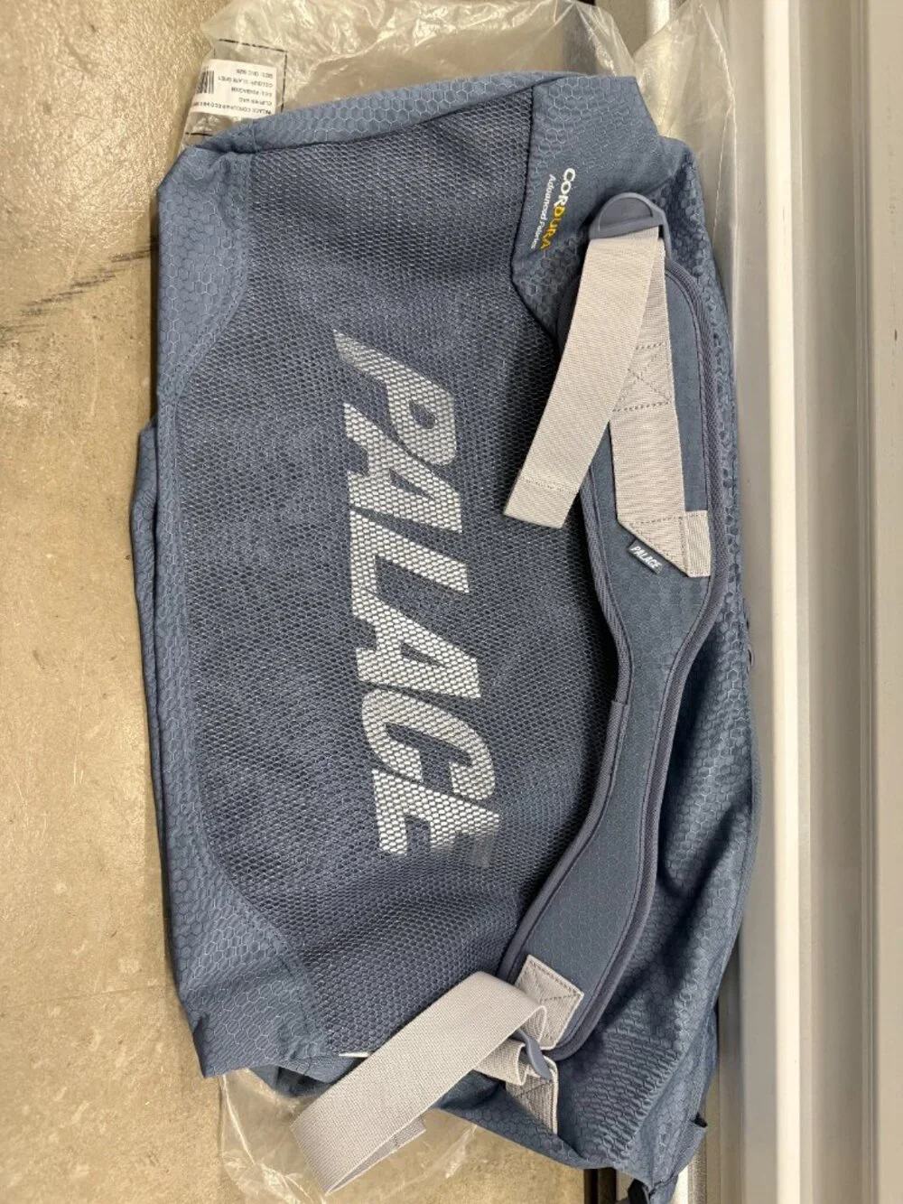 Palace cordura eco hex ripstop clipper bag slate grey